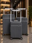 Luxury 3-Piece Travel Bag Set - Black - 1