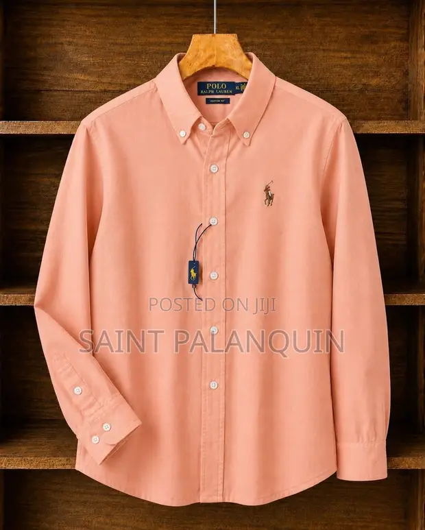 Classic Pink Cotton Oxford Shirt by Polo Ralph Lauren - 1