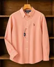 Classic Pink Cotton Oxford Shirt by Polo Ralph Lauren - 1
