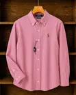 Classic Pink Cotton Oxford Shirt by Polo Ralph Lauren - 2