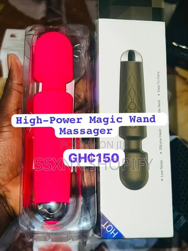 Rechargeable Silicone Wand Vibrator - 1