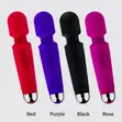 Rechargeable Silicone Wand Vibrator - 4
