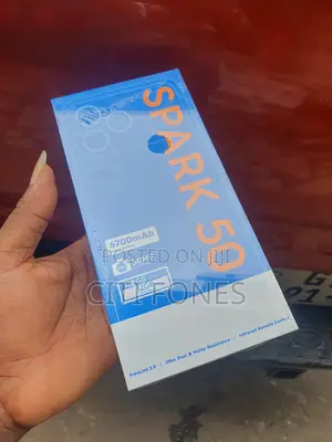New Tecno Spark 50 5G 256GB Black