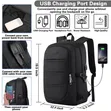 17" Premium Laptop Backpack with USB Port - 1