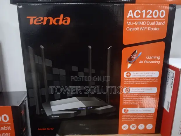 Tenda AC10 Dual Band Gigabit Wireless Router - 1