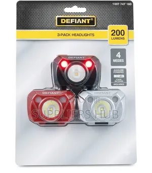 3-Piece Ultra Bright Waterproof LED Headlamp Set