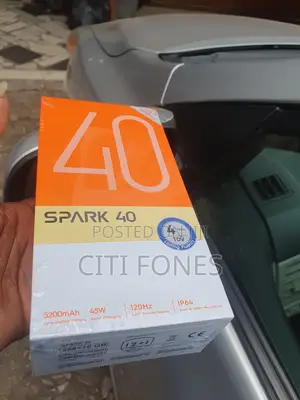 New Tecno Spark 40 256GB Black