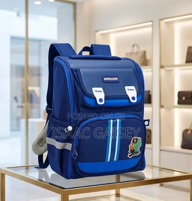 Premium Quality Upper Primary Backpack with Side Water Bottle Pockets - 1