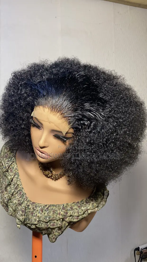10-Inch Wet Curls Wig with 4x4 Closure - 1