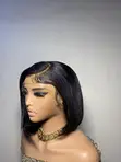 9-Inch Bob Wig with Frontal - 10A Human Hair - 3