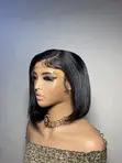 9-Inch Bob Wig with Frontal - 10A Human Hair - 4