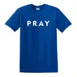 PRAY 1.0 Christian Graphic T-Shirt - Inspirational Prayer Unisex Tee - 5