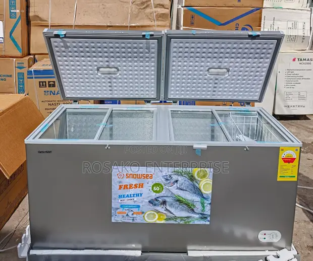 Snowsea 500L Chest Freezer Double Door with Sliding Door - 1