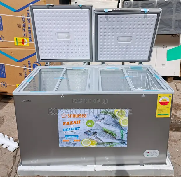 Snowsea 400L Chest Freezer - Double Door - 1