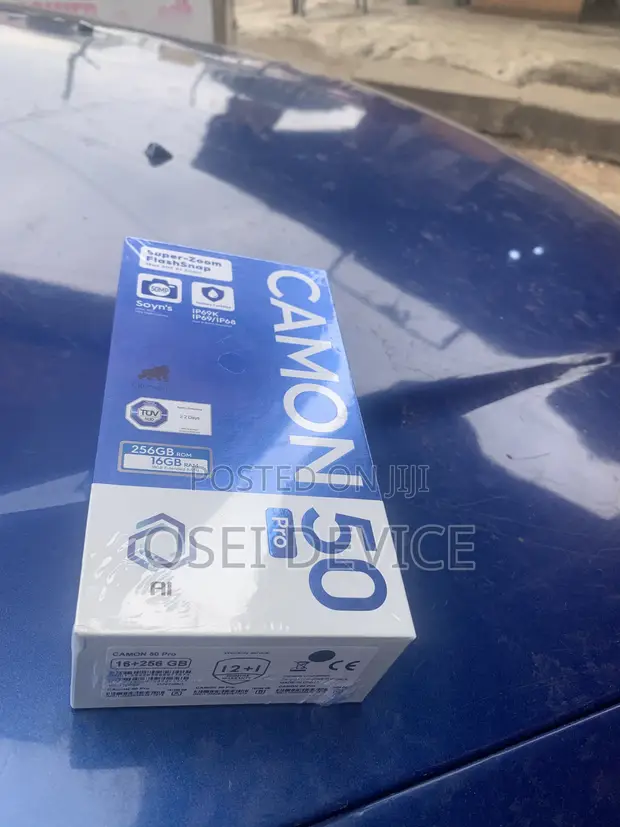 New Tecno Camon 50 Pro 256GB Black - 1