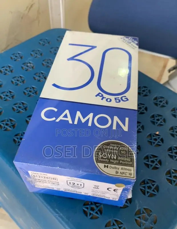New Tecno Camon 30 Pro 5G 512GB Black - 1
