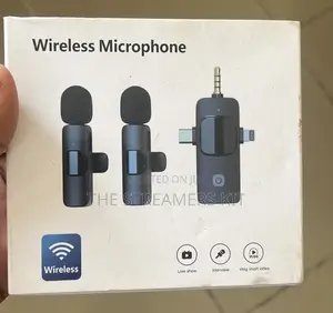 K8 Wireless Microphone for iPhone & Android