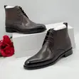 Steve Riots Dark Brown Leather Chukka Boots - Size 40-46 - 1