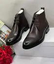 Steve Riots Dark Brown Leather Chukka Boots - Size 40-46 - 2