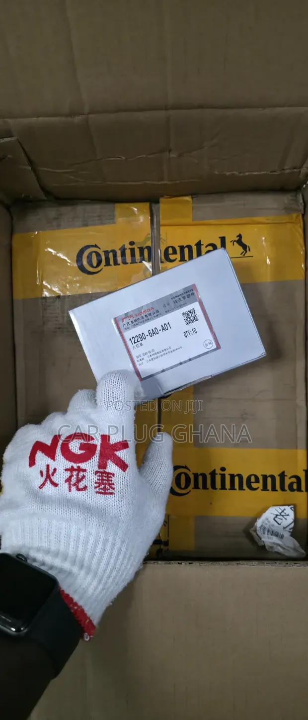 Original Honda NGK DILKAR8P8SY Double Iridium Spark Plugs - 1