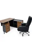 Home Executive Office Table and Chairs - 3