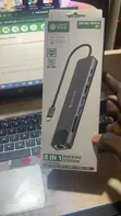USB-C 8-in-1 Hub with HDMI, RJ45, SD/TF Card Reader, USB 3.0, PD - 1
