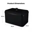 Sera Bread Bin with Smoked Trim - Midnight Blue - 1