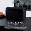 Sera Bread Bin with Smoked Trim - Midnight Blue - 3