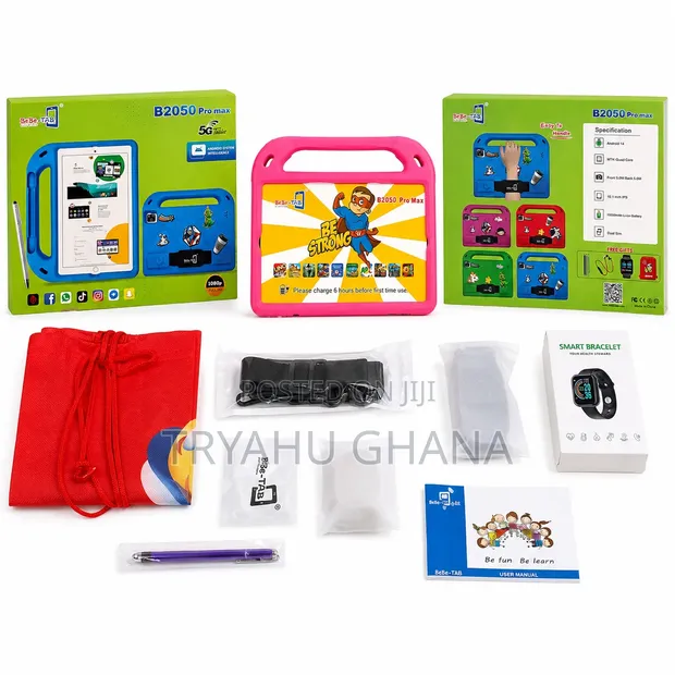 Bebe B2050 Pro Max 256GB Pink Kids Tablet - 1