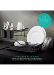 Swan Stealth 15 Plate Dish Rack with Removable Cutlery Holder - 3