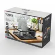 Tower Scandi Grey 9 Plate Dish Rack with Wooden Handles - 1