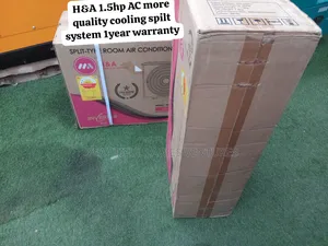 H&A 1.5HP Split Inverter Air Conditioner - Brand New