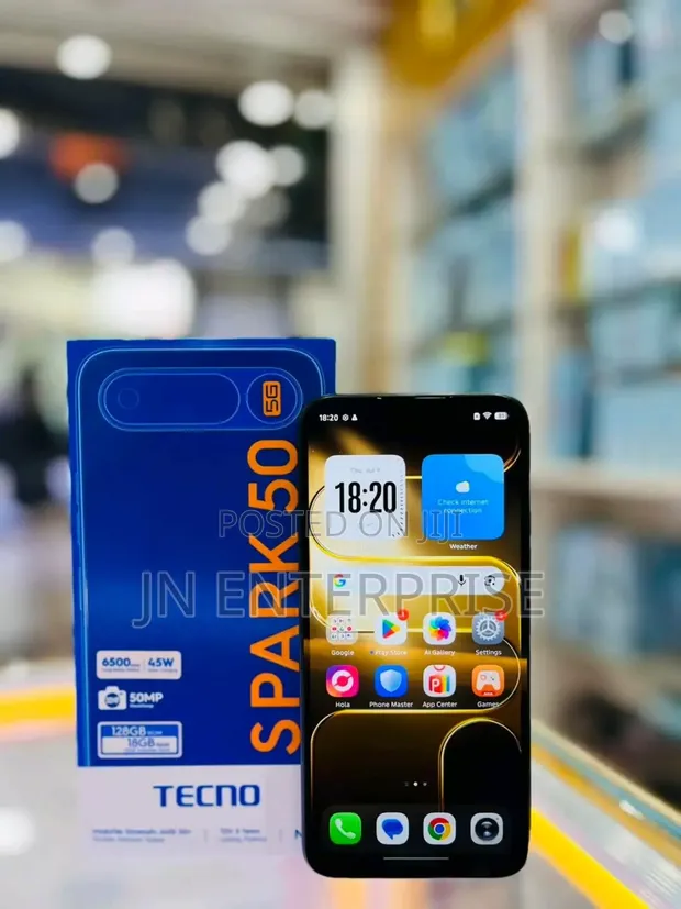 New Tecno Spark 50 5G 128GB Black - 1