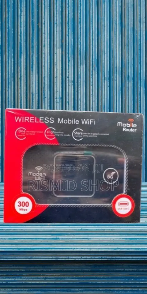 5G LTE Mobile WiFi Router - 300Mbps - 1