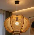 Wooden Weave Pendant Light - 1
