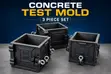 3-Piece Concrete Test Mold - 2