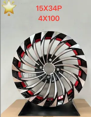 Set of 4 Size 15 Alloy Rims - 4 Holes