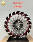 Set of 4 Size 15 Alloy Rims - 4 Holes - 1