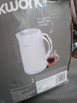 White Textured Kettle - 4