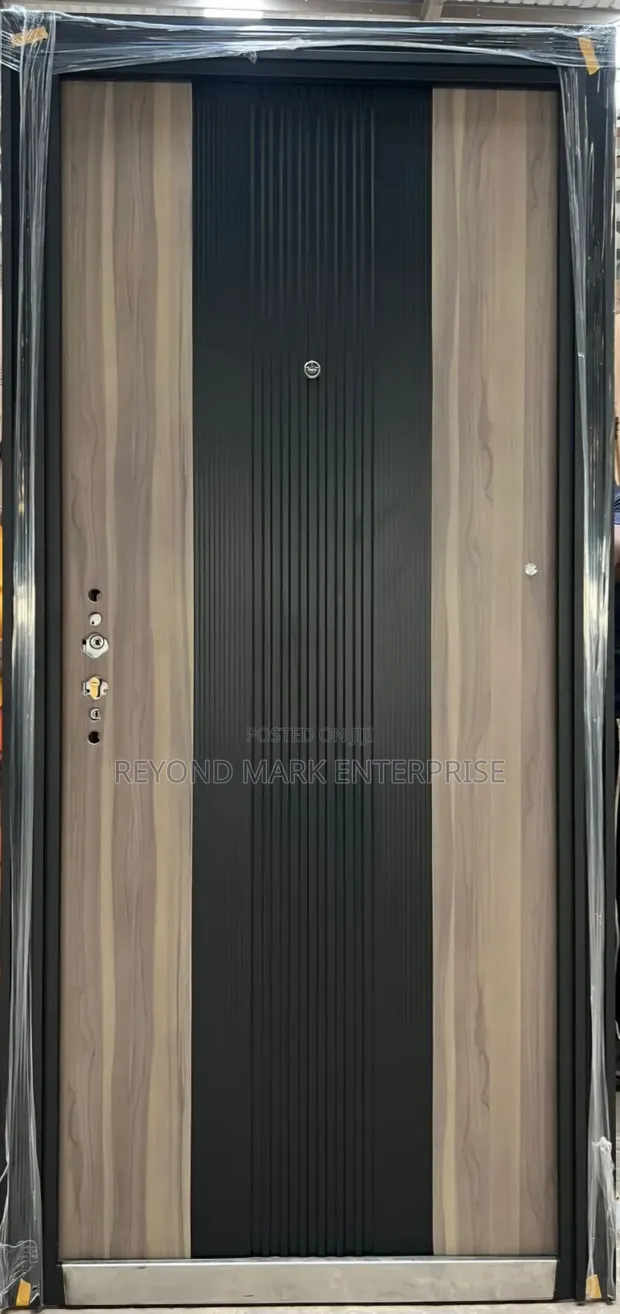 New Stainless Steel Security Door - Brown - 1