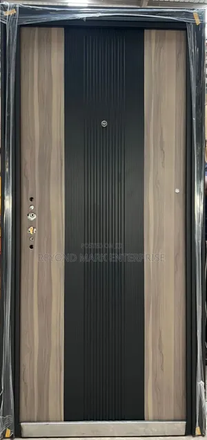 New Stainless Steel Security Door - Brown