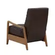 Asher Wood Arm Push Back Recliner Chair - 1