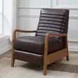 Asher Wood Arm Push Back Recliner Chair - 4