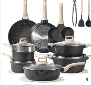 21-Piece Granite Cookware Set