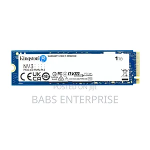 Kingston NV3 1TB PCIe 4.0 NVMe M.2 2280 SSD