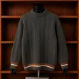 Colorblocked Knit Crewneck Pullovers - 5