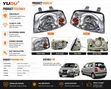 Hyundai Atos 2004-2008 Headlights - 2