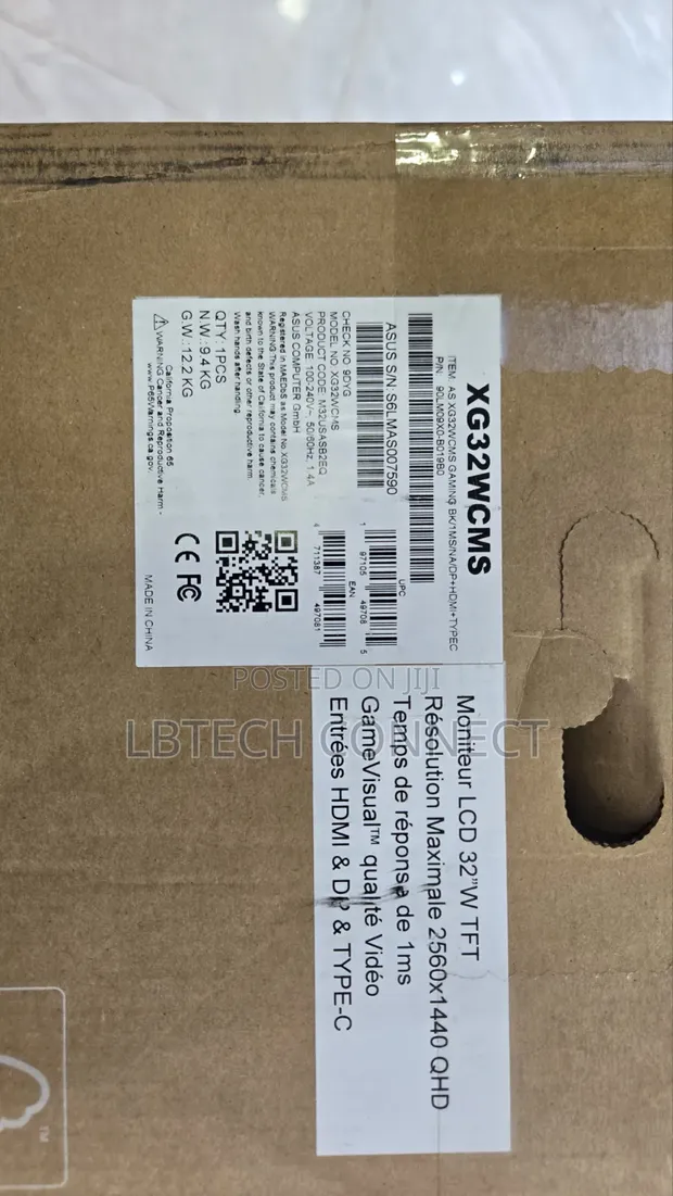 ASUS ROG Strix XG32WCMS 32-inch WQHD Monitor - 1