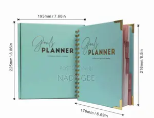 Undated A5 Goal Planner in Turquoise