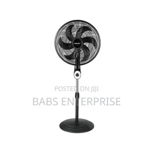 Haley 18" 3-in-1 Standing Fan - Black, 6 Blades